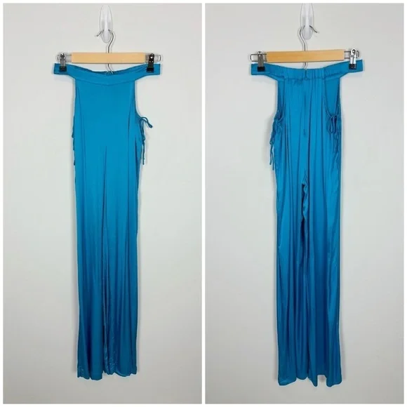 Camila Coelho Vicky Pant in Aqua Size S